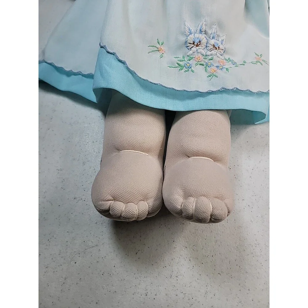 Vintage Nelson Doll Baby Toothie Doll  1984 In Vintage Dress 17